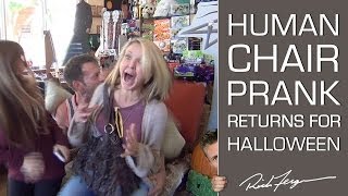 Human Chair Prank - Halloween Scare