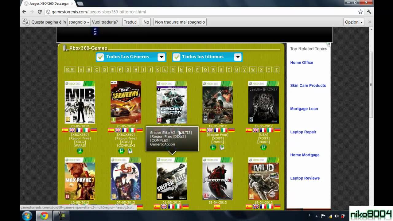 Come Scaricare i Giochi per PC, XBOX360, PS3, PS2, PSP, NDS, Wii ...