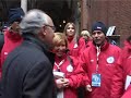 I volontari del welcome Team a palazzo Cisterna
