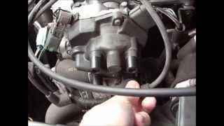 Replacement Of Distributor Cap Rotor Spark Plug Wires On Nissan Altima 2001 Youtube