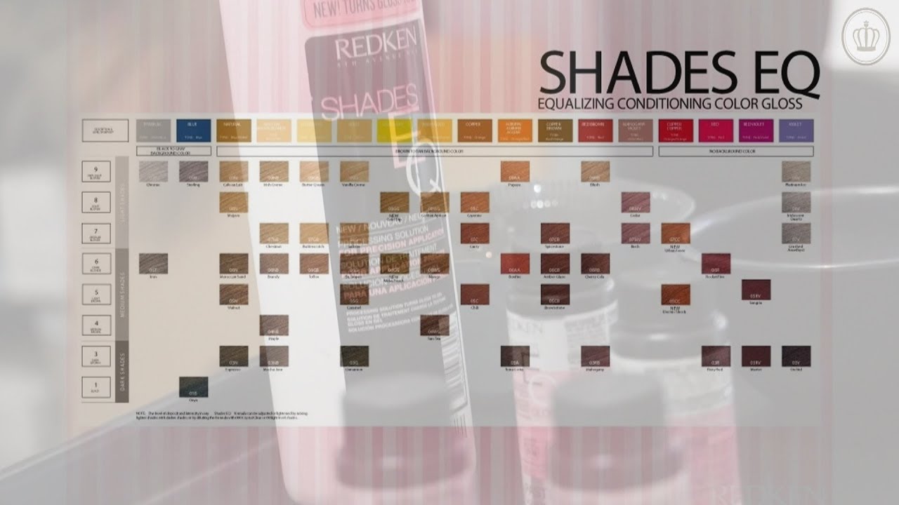 Redken Shades Toner Color Chart