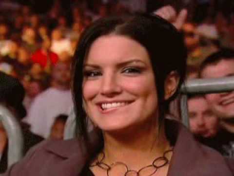 Gina Carano Lip Bite - Hot! - YouTube