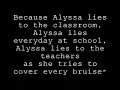  alyssa lies lyrics