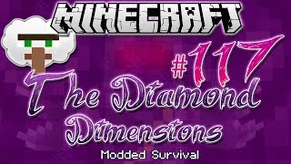 "VILLAGE IN THE SKY" | Diamond Dimensions Modded Survival #117 | Minecraft