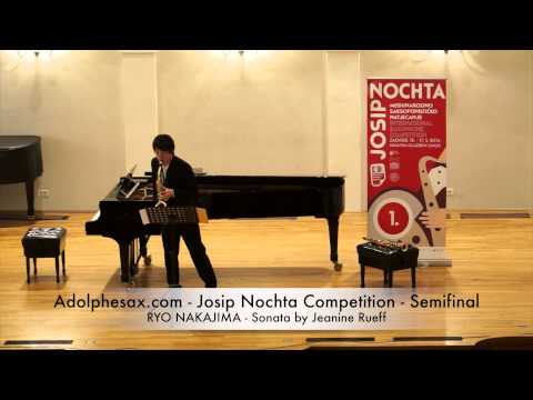 Adolphesax com Josip Nochta RYO NAKAJIMA Sonata by Jeanine Rueff