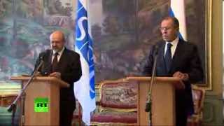 Пресс-конференция Сергея Лаврова и генерального секретаря ОБСЕ