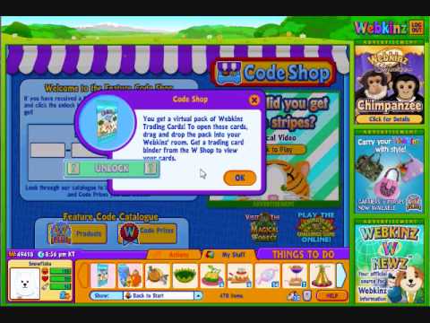 valid webkinz adoption codes 2020