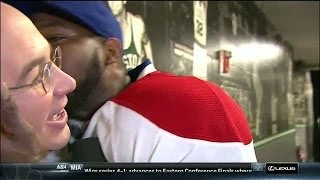 Subban plants a kiss on McGuire after Game 7