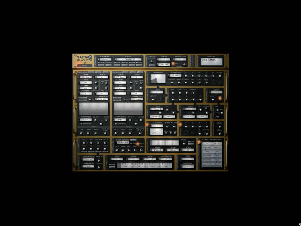 128 new presets, patches for Tone2 Gladiator VST Synth. - YouTube