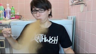 シナモンxワサビxデスソース チャレンジ Cinnamon Wasabi Death Sauce Challenge