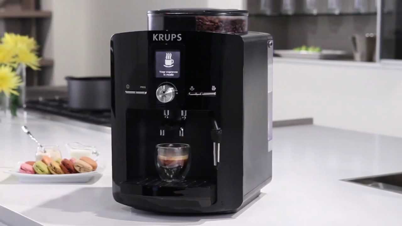 KRUPS EA82 Full Automatic Coffee & Espresso Machine YouTube