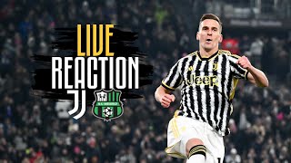 🔴? WATCH NOW: JUVENTUS VS SASSUOLO | LIVE REACTION💪⚪⚫??