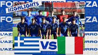 Highlights: Grecia-Italia 2-1 | Under 17 | Qualificazioni Campionato Europeo