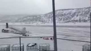 Private jet crash video