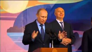 В. Путин: закладка капсулы с посланием потомкам