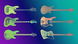 Famous Bass Guitars Sound Comparison