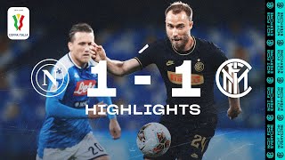 NAPOLI 1-1 INTER | COPPA ITALIA HIGHLIGHTS | Ospina denies an Inter comeback  😤⚫🔵?�