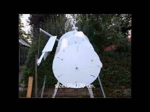 homemade VAWT vertical axis wind turbine - YouTube