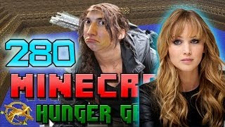 Minecraft: Hunger Games w/Mitch! Game 280 - JENNIFER LAWRENCE!