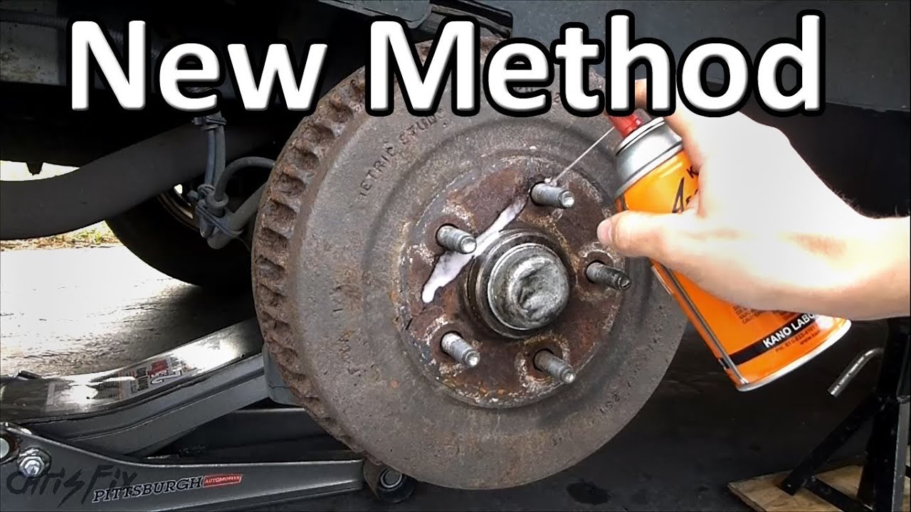 How to Remove a STUCK Drum Brake YouTube