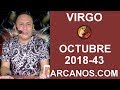 Video Horscopo Semanal VIRGO  del 21 al 27 Octubre 2018 (Semana 2018-43) (Lectura del Tarot)
