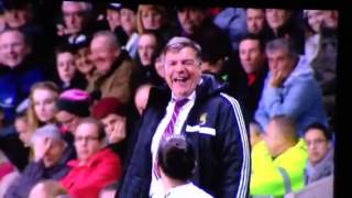 Allardyce laughing in Chico's face