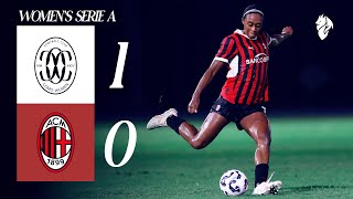 Away defeat for the Rossonere on MD 1 | Como Women 1-0 AC Milan | Women's Serie A Highlights