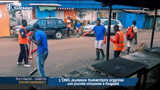 GABON / ENVIRONNEMENT : L’ONG Jeunesse Humanitaire organise une journée citoyenne à Kinguélé