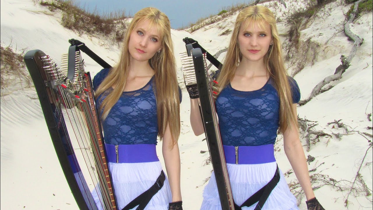 EVERY BREATH YOU TAKE (The Police) Harp Twins Camille and Kennerly
