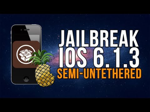 FÁCIL Jailbreak SEMI-UNTETHERED iOS 6.1.3 / 6.1.5 iPhone 3gs,