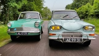 Classics - Citroën Ami 6 vs. Ford Anglia 105E