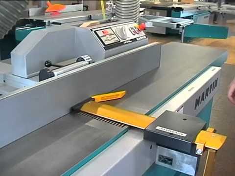 Martin woodworking machinery planing - YouTube
