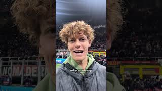 Jannik Sinner at San Siro | #shorts