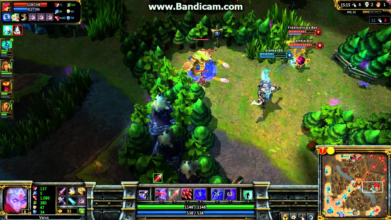 League Of Legends Public Beta Realm - Varsus Gameplay and moves ...