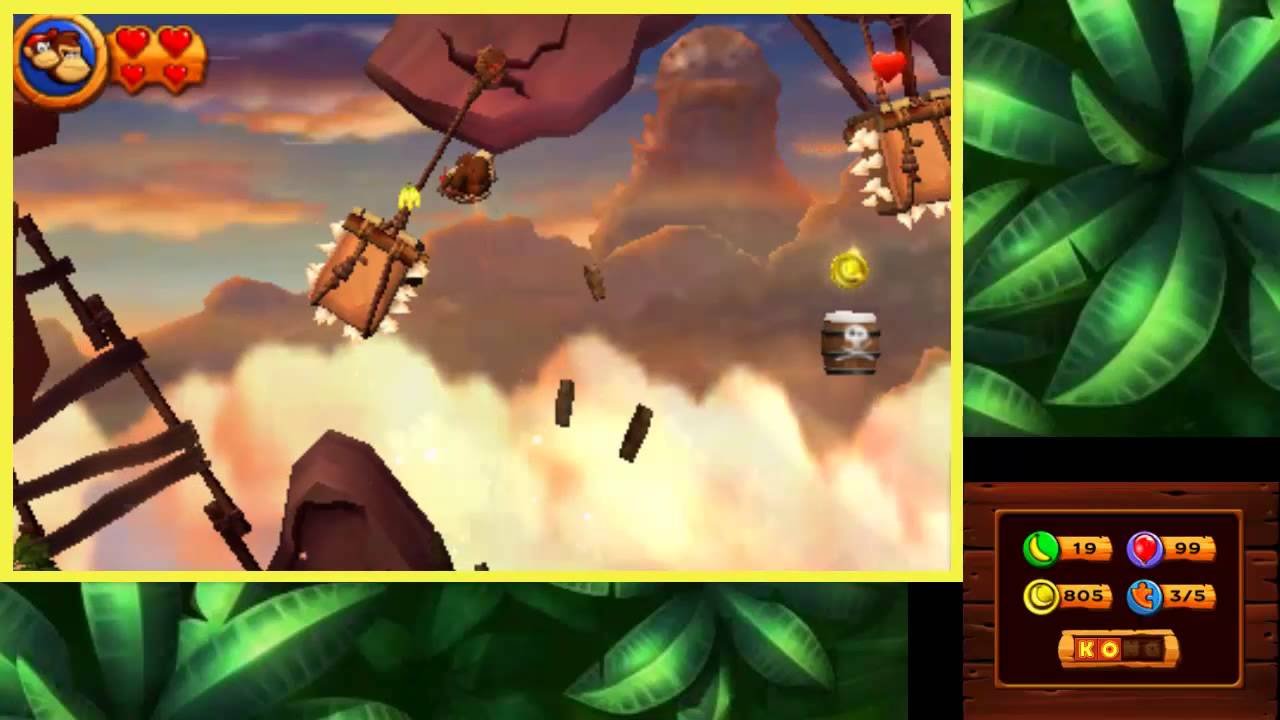 Donkey kong country returns gameplay
