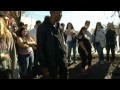 Paul Walker's co-star Tyrese Gibson cries at crash site