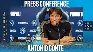 LIVE | La conferenza stampa di Mister Antonio Conte in vista di Inter - Napoli