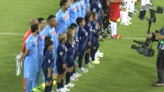 Napoli-Borussia Dortmund 2-1 18-09-2013 Ingresso in campo e the Champions