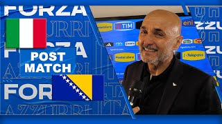 Italia-Bosnia ed Erzegovina 1-0: le parole del CT Spalletti | Amichevole