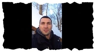 Wladimir's request to the Western world: Don't leave the Ukrainians alone!