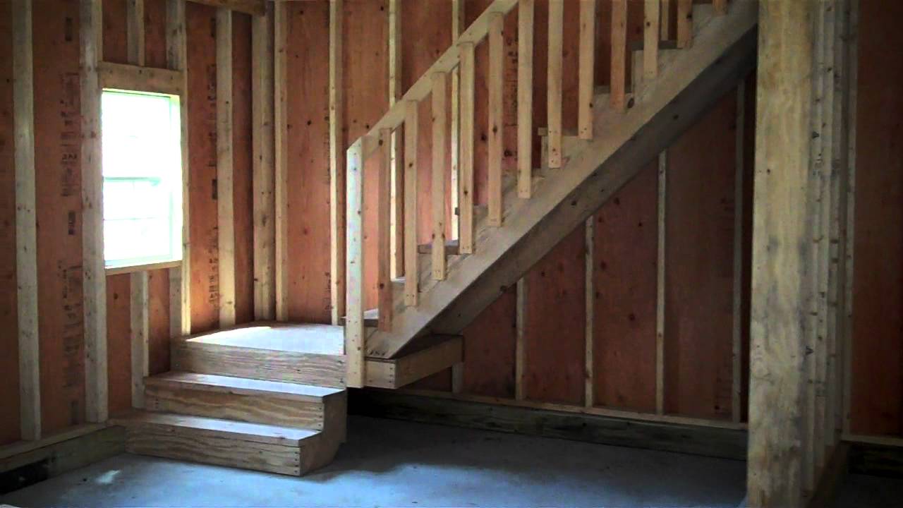 Two Story Garage Gambrel Roof - YouTube