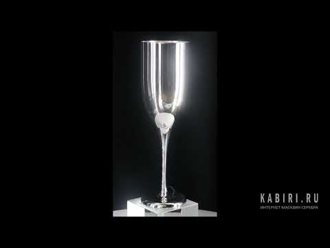 Набор серебряных бокалов арт. 2301030004 от SOKOLOV - Видео 1