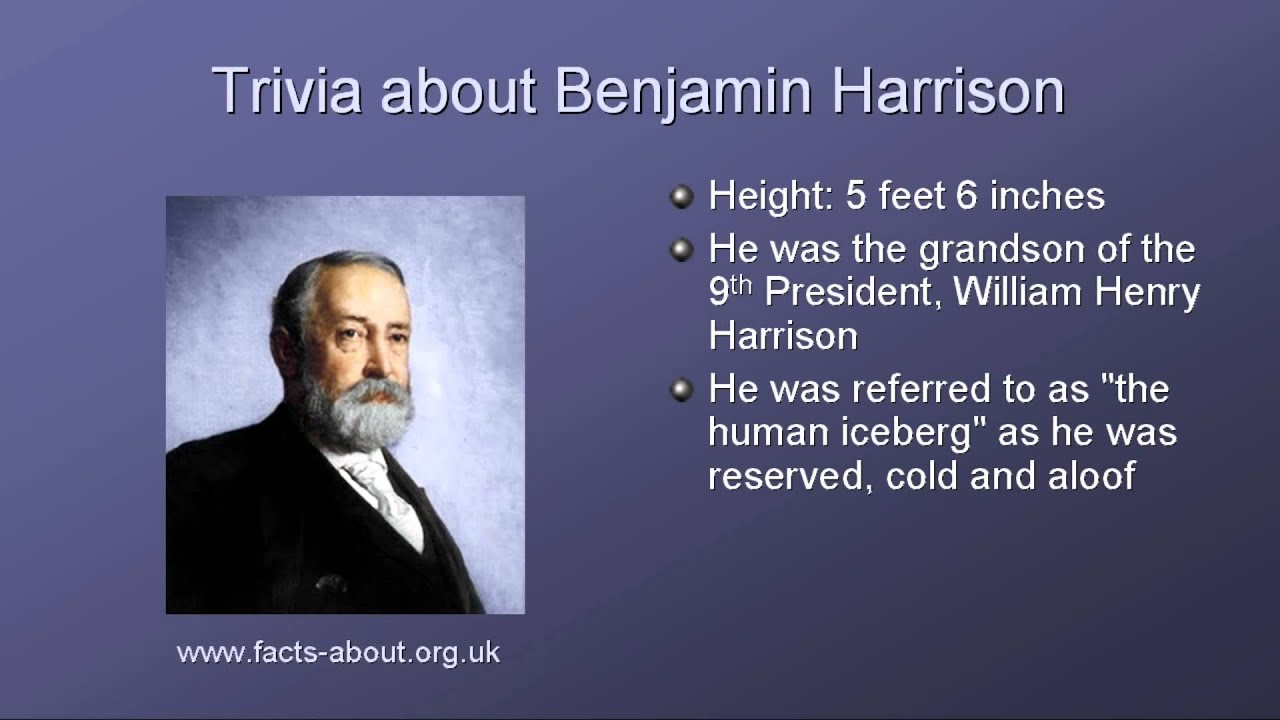 President Benjamin Harrison Biography Youtube 2213