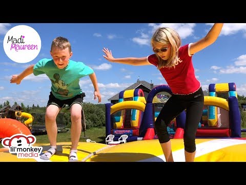 🌈 Madi's 10th Birthday! Harry Potter Theme and Inflatable Blob Bounce House Fun! | Madi Maureen 👧🏼
