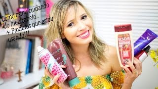 Cuidados com o meu cabelo- Produtos que estou usando!!