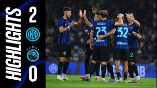 DIMARCO➕ THURAM: È VITTORIA NERAZZURRA | INTER 2-0 OLYMPIACOS | HL AMICHEVOLE 2025/26 ⚽⚫🔵?