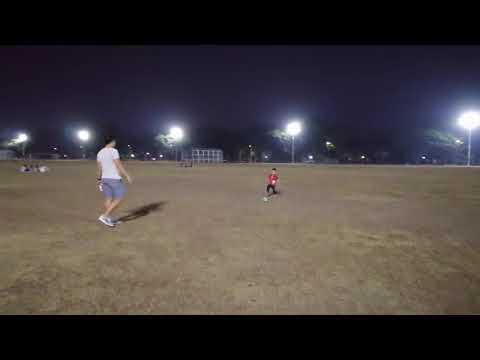 foot ball with Daddy and Phil Andrei