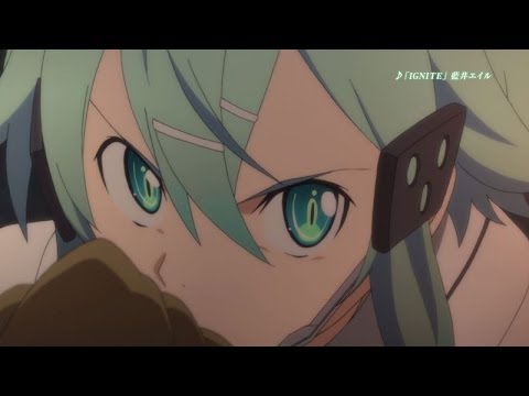 Sword Art Online 2 ad featuring 'ignite' (youtube), 