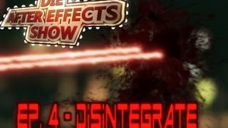 Die After Effects Show - Disintegration / alternativer Lasereffekt (Tutorial Deutsch)