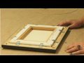 Framing : How To Frame A Canvas Print - Youtube
